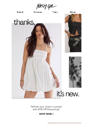 Nasty Gal - This just in