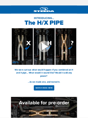 Steeda Autosports - Combining an H and X pipe 😲