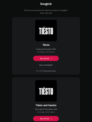 Songkick - Just announced: Tiësto