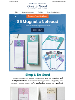 CharityUSA.com LLC - Jot This Down: 📝 $6 Notepads Today: Limited Quantities!