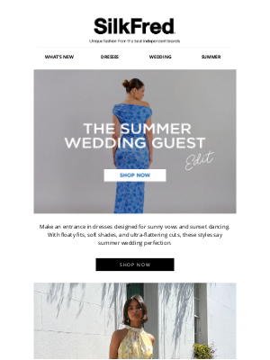 SilkFred (United Kingdom) - Your summer RSVP look 💌