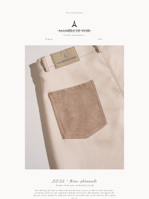 Mani̬re De Voir - Spring/Summer ~ Defined by Detail