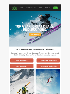 evo - Your Future Favorite Gear - For Less