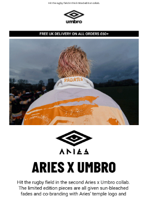 Umbro (UK) - Don't Miss This! Aries x Umbro