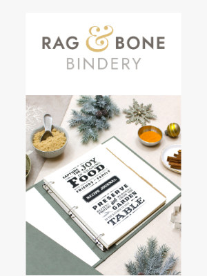 Rag & Bone Bindery - Give The Gift of Memories this Holiday Season