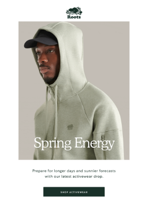 Roots (Canada) - Energize With This New Activewear 🔋