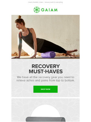 Gaiam - Top 5 Recovery Tools