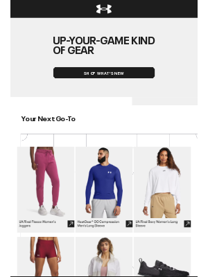 Under Armour - Gear that works as hard as you do