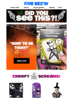 Hollar - psst. Wicked and Nightmare Before Christmas drops!