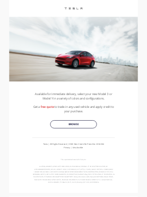 Tesla - Local Availability—Model 3 and Model Y