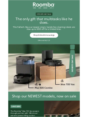 iRobot - Father’s Day Isn’t Over – Sale Extended!