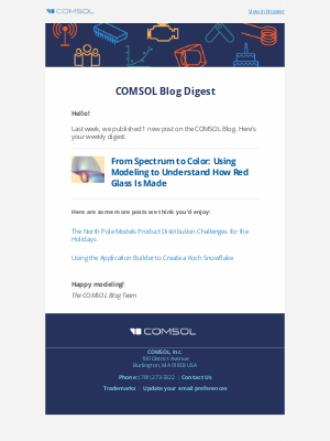 COMSOL - COMSOL Blog Digest, December 20