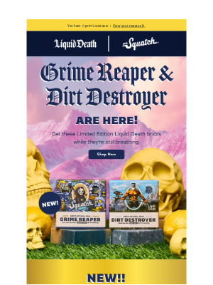 Dr. Squatch - Grime Reaper & Dirt Destroyer are HERE