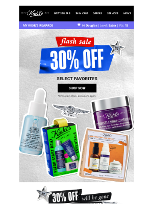 Kiehl's USA - Waiting For A Deal?! Take 30% OFF Select Sets & More!