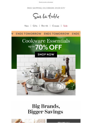 Sur La Table - Bring People Together—And Save