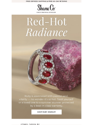 Shane Co. - July’s birthstone turns up the heat