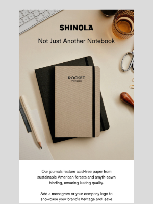 Shinola - Branded Journals, Crafted to Impress