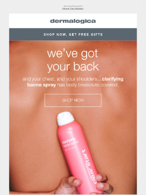 Dermalogica - Clarifying Bacne Spray: We've got your back