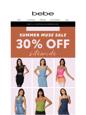 bebe - ENDS SOON → → 30% Off Sitewide