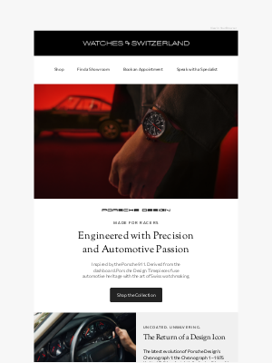 Watches Of Switzerland - Driven by Porsche. Defined by Time.
