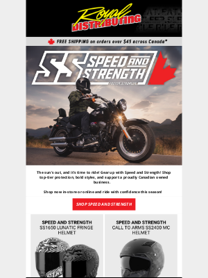Royal Distributing - Speed and Strength Motorcycle Gear!