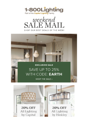 Capitol Lighting's 1800lighting - VIP SALE ALERTS: Hinkley • Capital Lighting • Visual Comfort • Savoy House & MORE!