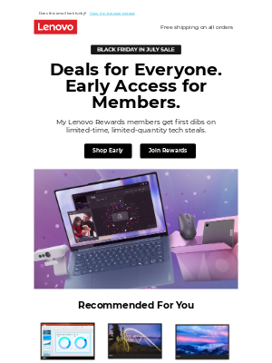 Lenovo - Your VIP Access Just Dropped