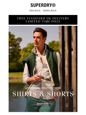 Superdry - Shirts & Shorts, Reimagined For Summer