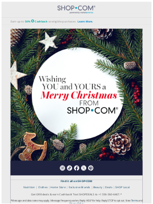 SHOP - Happy Holidays from SHOP.COM!