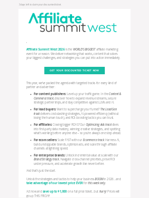 DigitalMarketer - [Offer Expiring] This week only: save BIG on ASW26