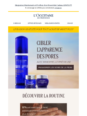 L'Occitane (Canada) - Les Pores Rencontrent leur Adversaire