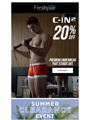 Freshpair - C-IN2 20% Off | Clearance Up To 70% Off