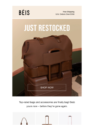 BEIS - RESTOCK ALERT