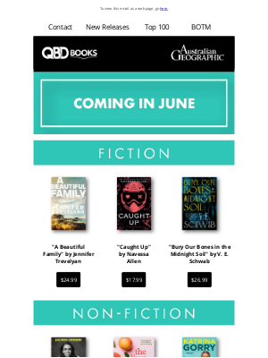 QBD The Bookshop (Australia) - QBD Books: New This June at QBD Books!