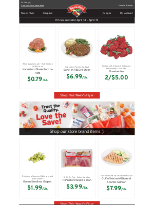 Hannaford Supermarkets - Carolyn, your weekly Hannaford flyer has arrived