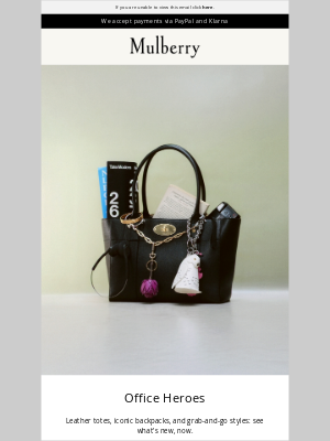 Mulberry - New 9-to-5 style at Mulberry