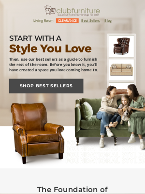 Club Furniture - One style can shape an entire room