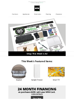 Nebraska Furniture Mart - Here is our weekly ad