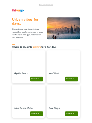 Trivago - Find your next city break 📩