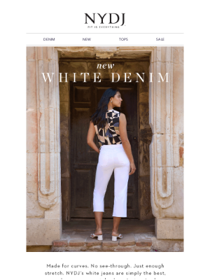NYDJ - MORE White Denim Added!