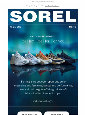 SOREL - The Sneaker with No Limits