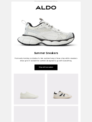 ALDO - White sneakers, all summer long