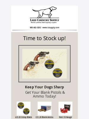 Lion Country Supply - Grab Your Blank Pistols & Ammo Today! 🔫