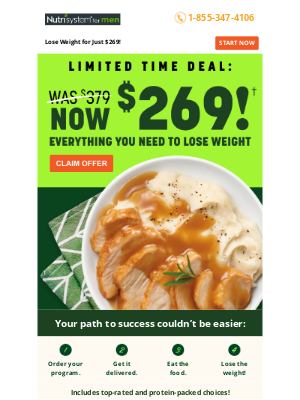 Nutrisystem - Start Losing Weight Today for Only $269!