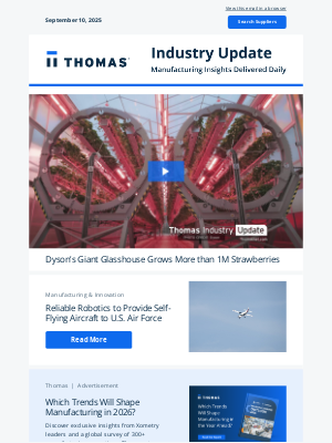 Thomas - Dyson’s Giant Glasshouse Grows More than 1M Strawberries