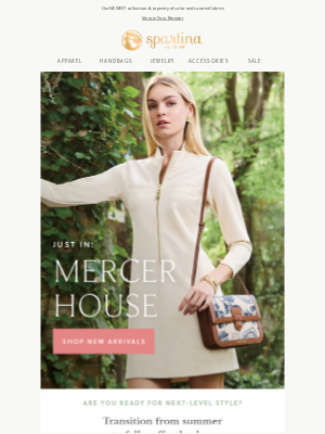 Spartina 449 - NEW ARRIVAL: Coastally inspired looks for lasting impressions