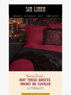Sin in Linen - Hot Nights, Cool Bedding