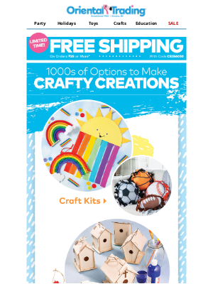 Oriental Trading Company - Crafty Creations for Less ☀️🤗