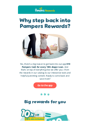 Pampers - Come back for more💰