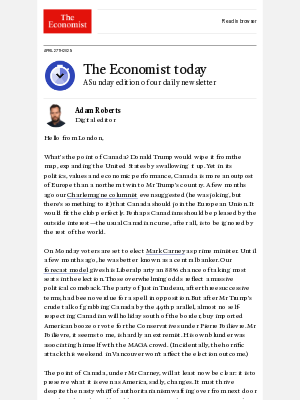 The Economist - What’s the point of Canada?
